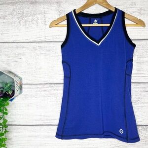 Thriv Blue Sleeveless Sporty Athletic Top Size Small